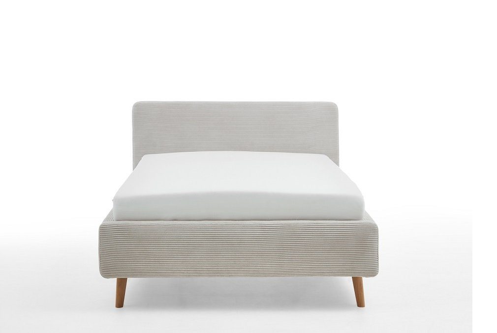 meise.möbel Holzbett Polsterbett Mattis Cord, beige, 140/160/180 x 200 cm, verschiedene