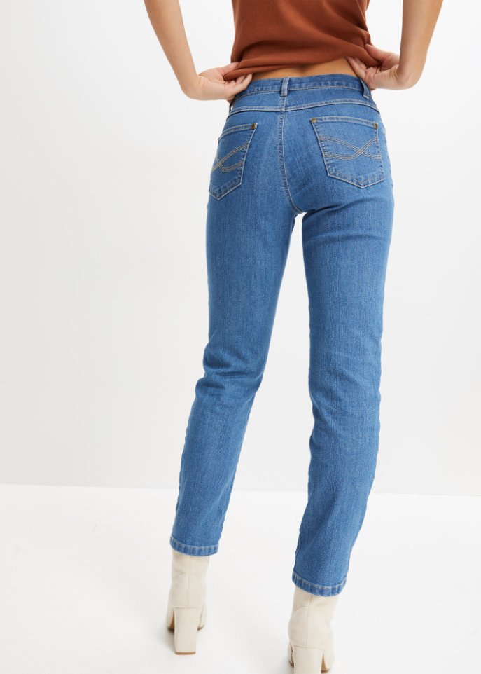 Komfort-Stretch-Jeans, Straight Fit