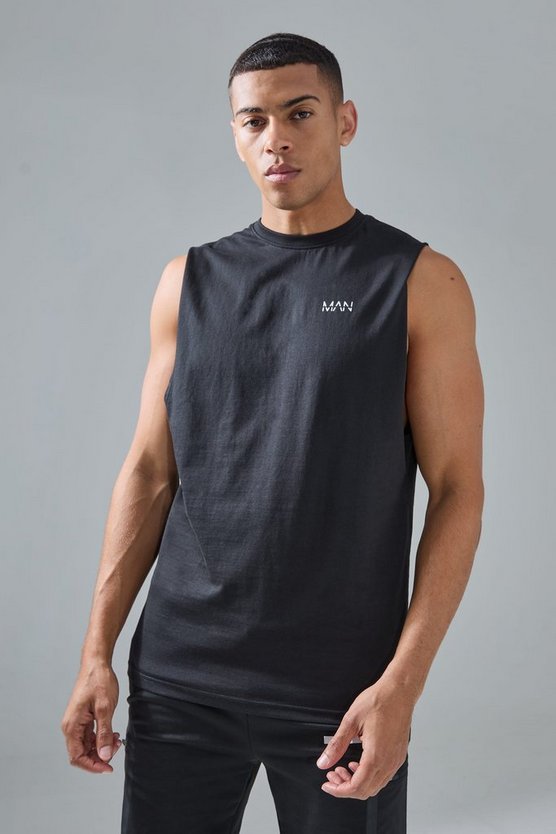 Man Active Jersey-Tanktop