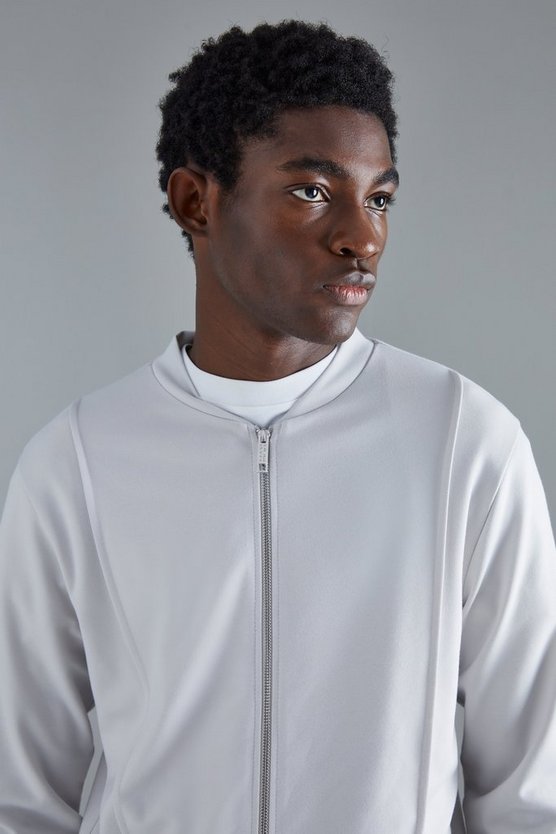 Slim-Fit Bomberjacke