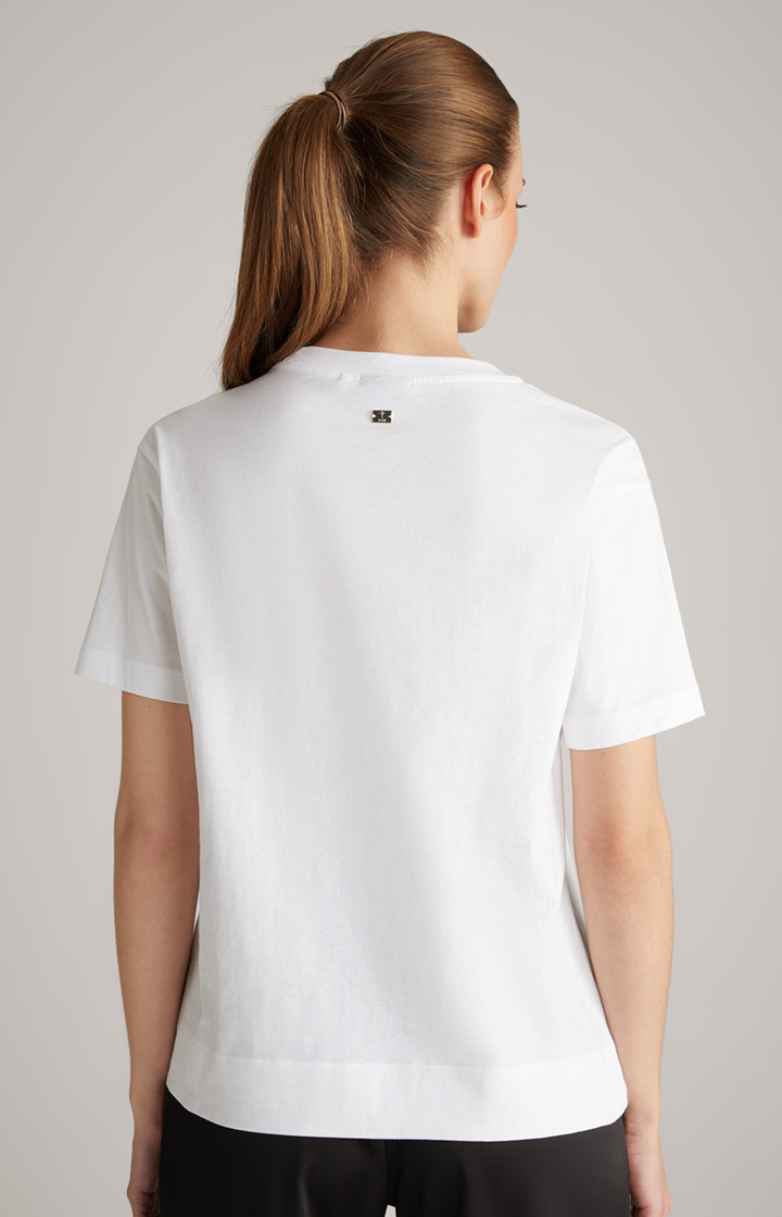 Baumwoll-T-Shirt in Weiß