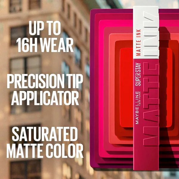 Batom Maybelline New York SuperStay Matte Ink 155 Savant 26g