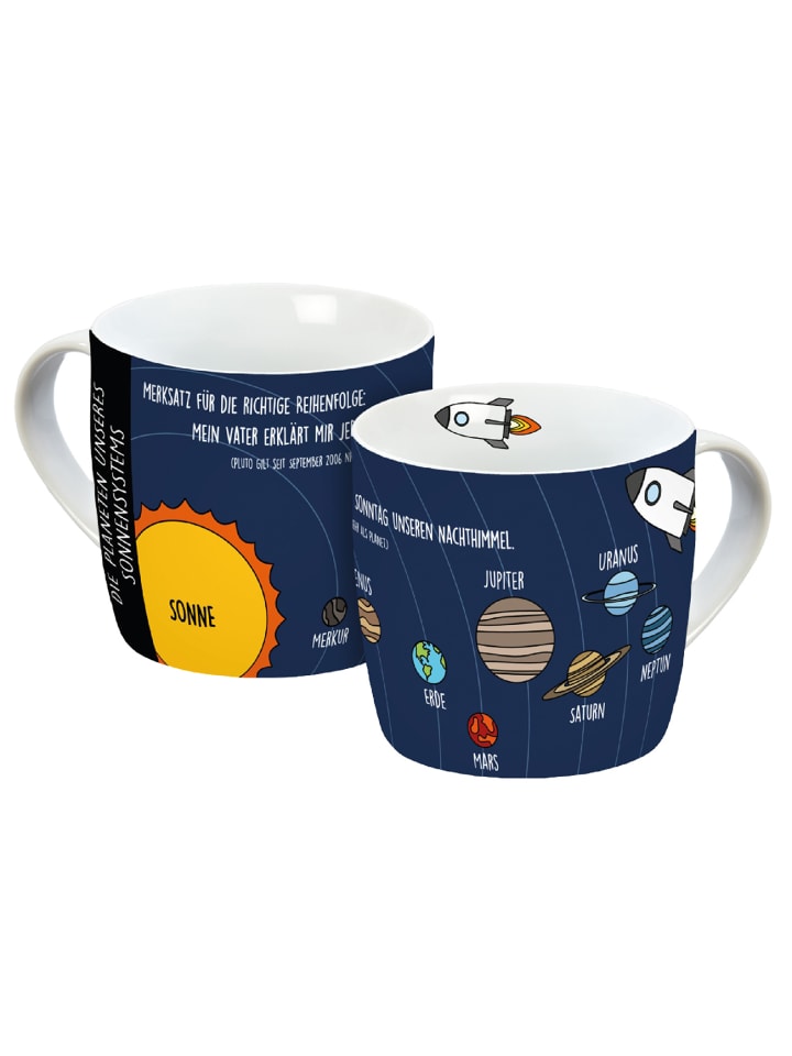 Geda Labels Tasse Sonnensystem in Blau - 300 ml günstig kaufen onesize