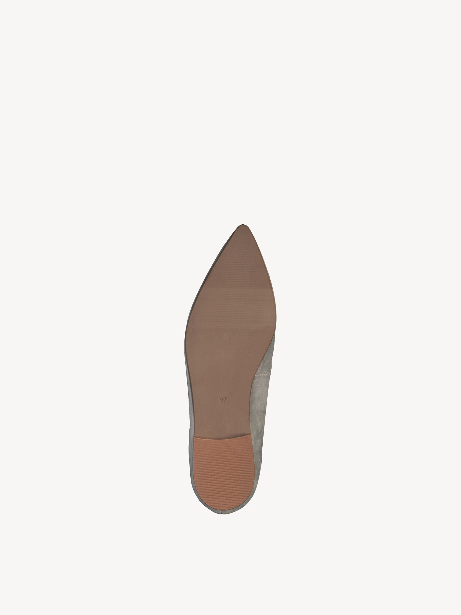 Ballerine en cuir - beige