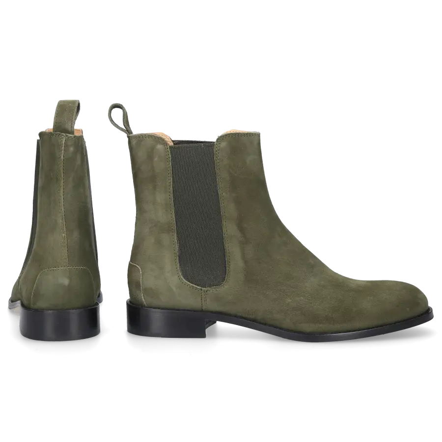 EN AVANT - Chelsea Boots D060003/311 Veloursleder - grün