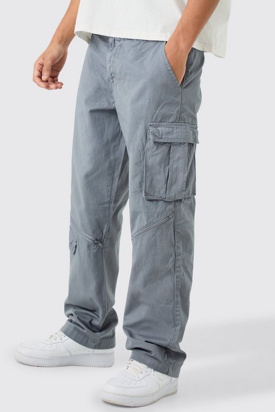 Lockere Hose mit Reißverschluss