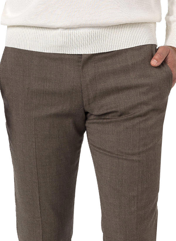 JOOP!, Hose, Slim Fit, Schurwoll-Stretch, cappuccino