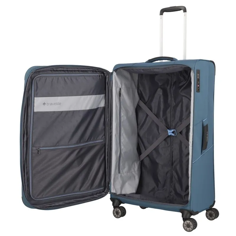 Travelite SKAII Trolley 4 Rollen L - Panoramablau