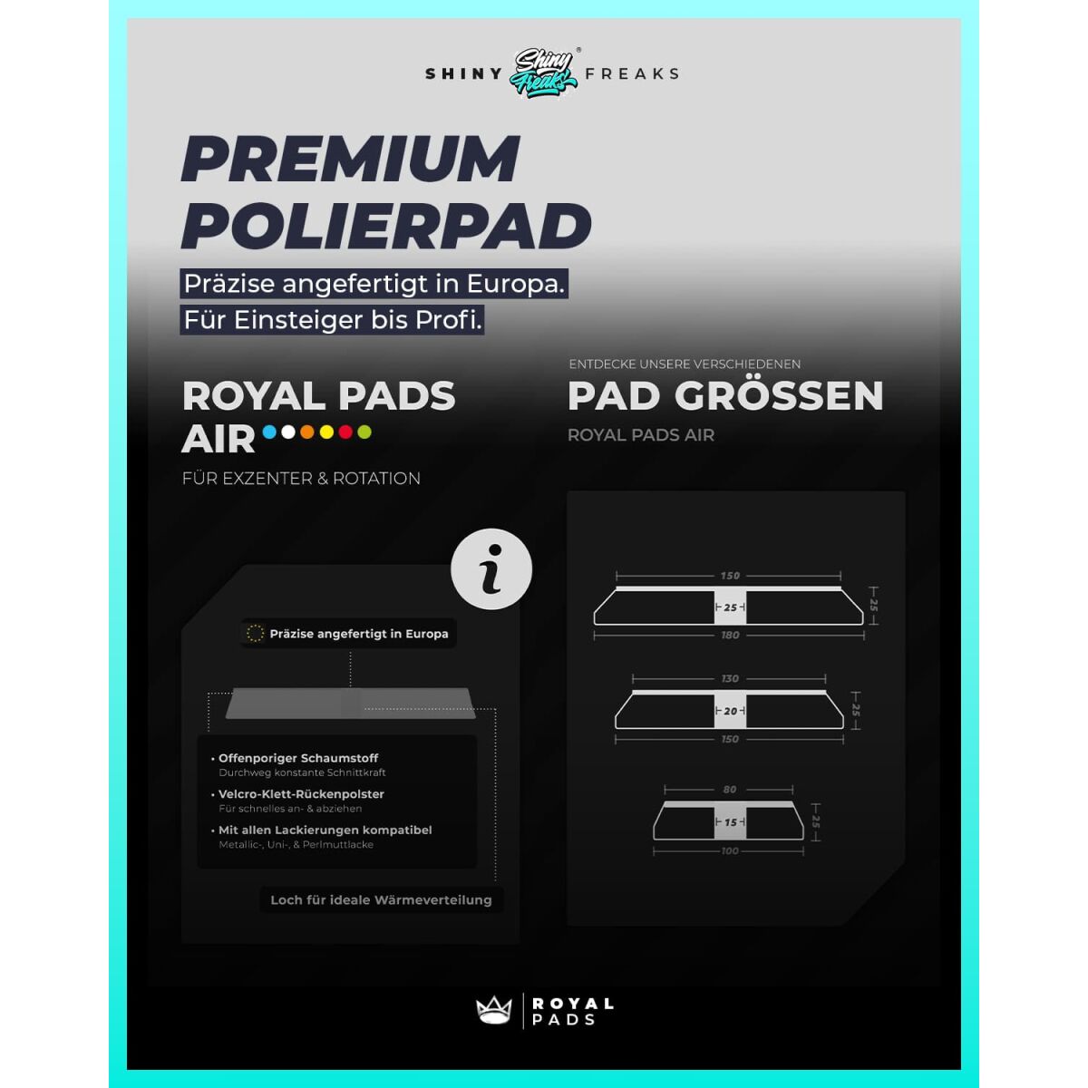 Sonax Auto Politur Set: ExCut 05-05   Ex 04-06   OS 02-06 je 250ml Autopolitur Set inkl. Premium Polierpads Ø125mm | 10-teilig