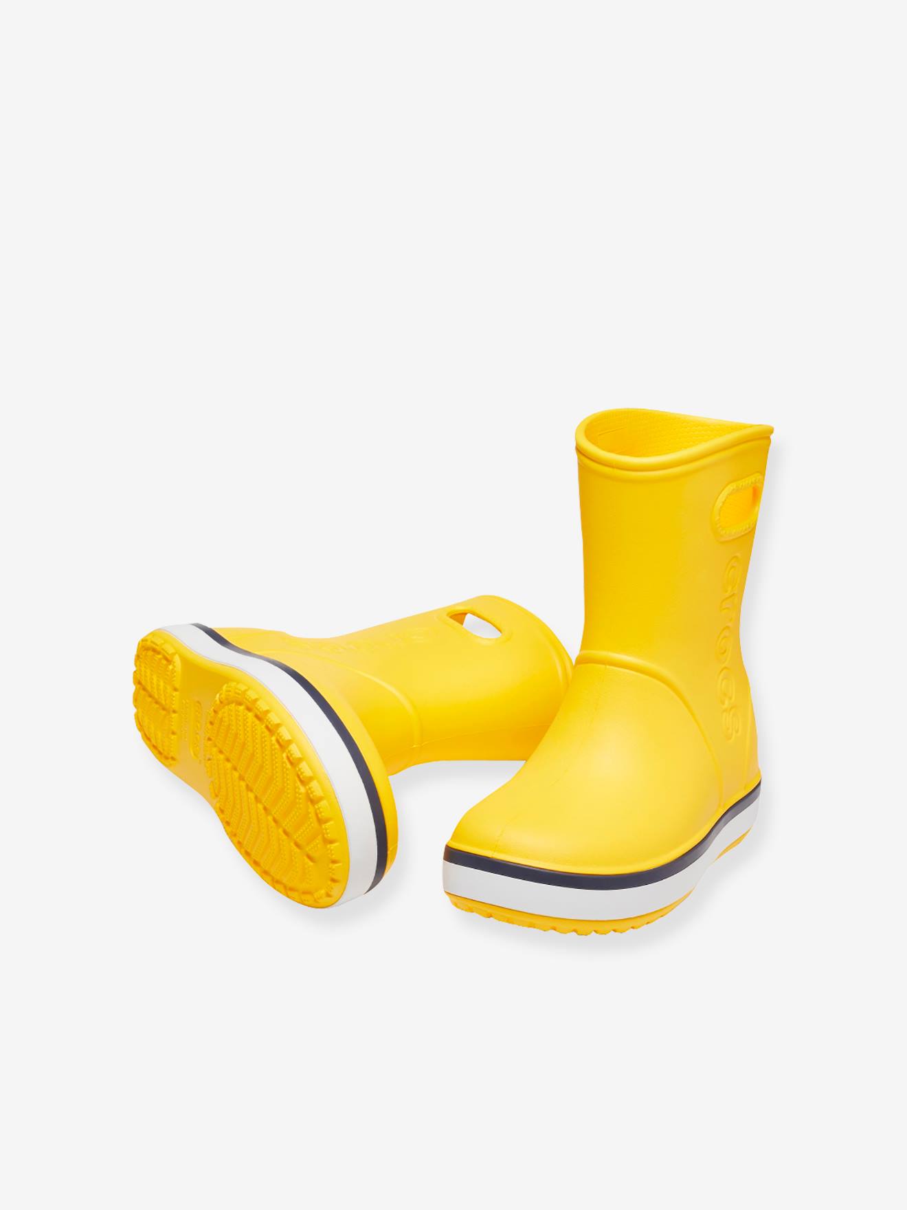 Bottes de pluie enfant Crocband Rain Boot K CROCS(TM) pink lemonade / lavender