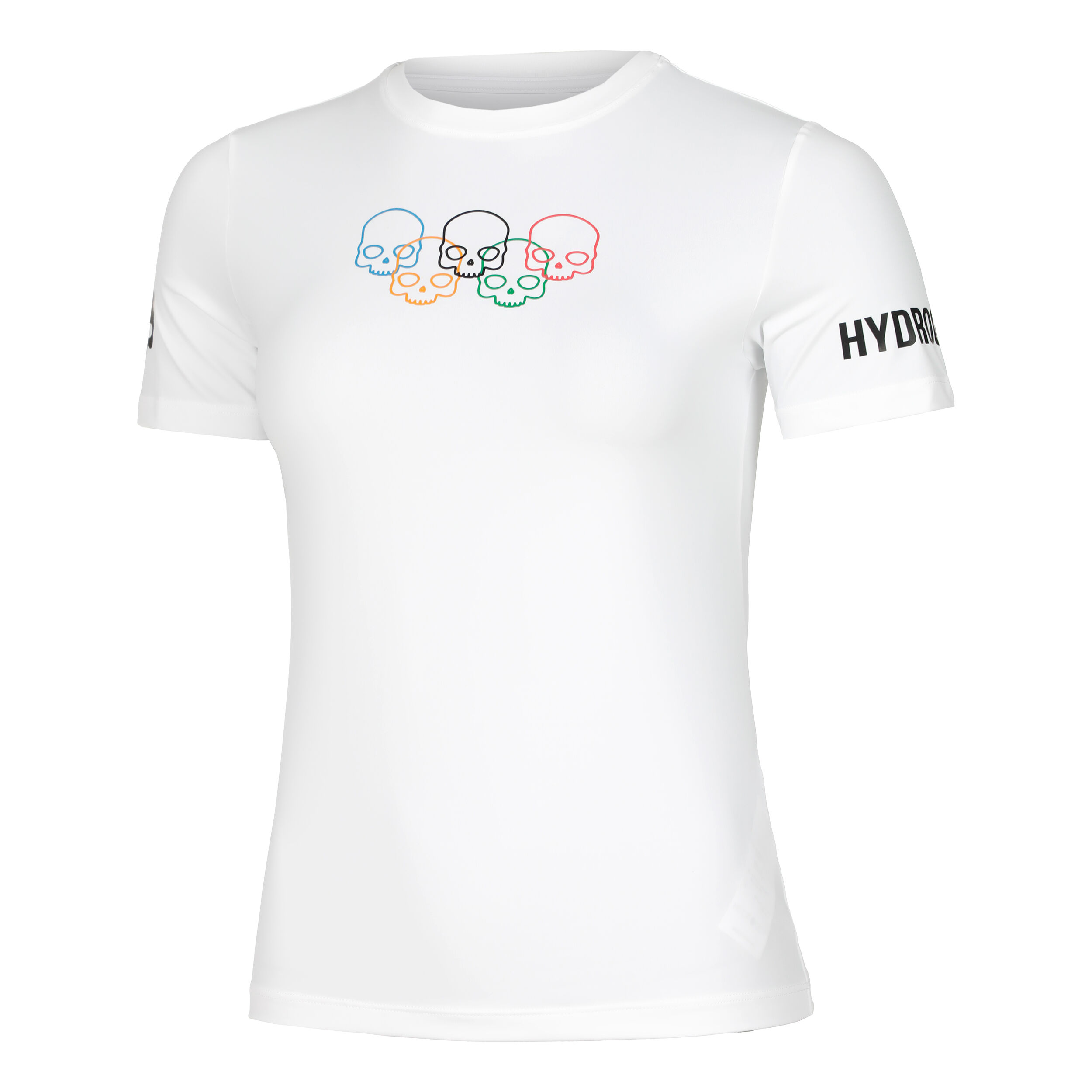 Olympic Skull Tech T-Shirt Damen - Weiß