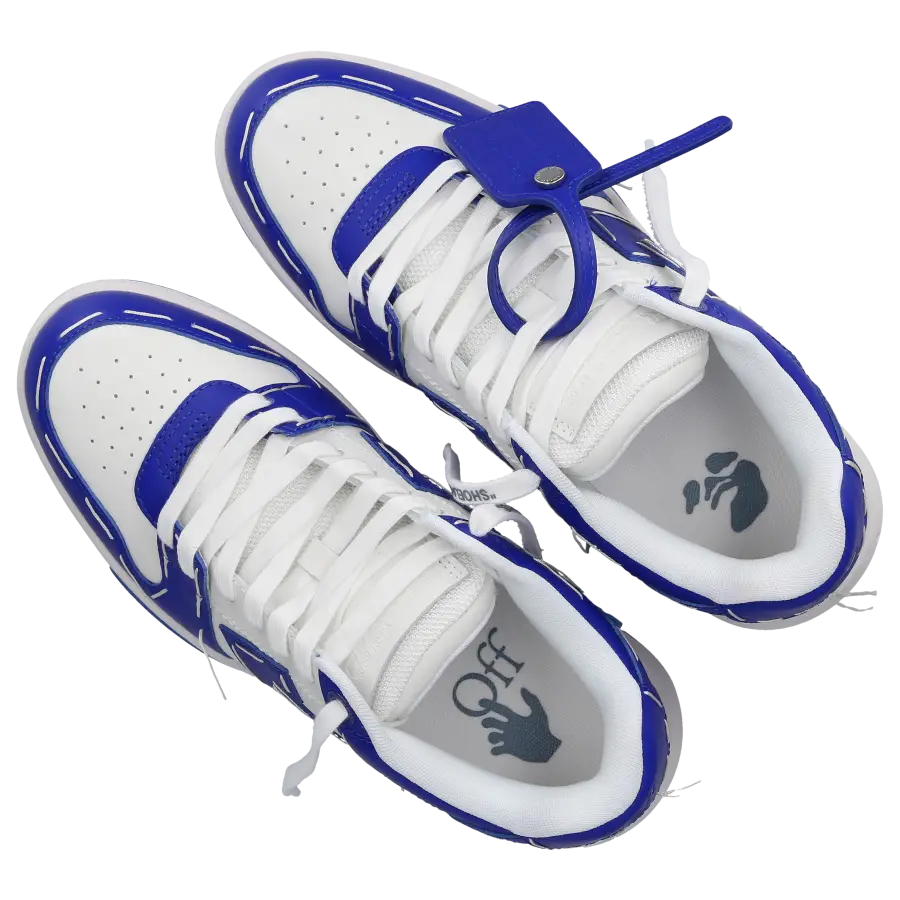 Off-White - Sneaker low OUT OF OFFICE Kalbsleder - blau
