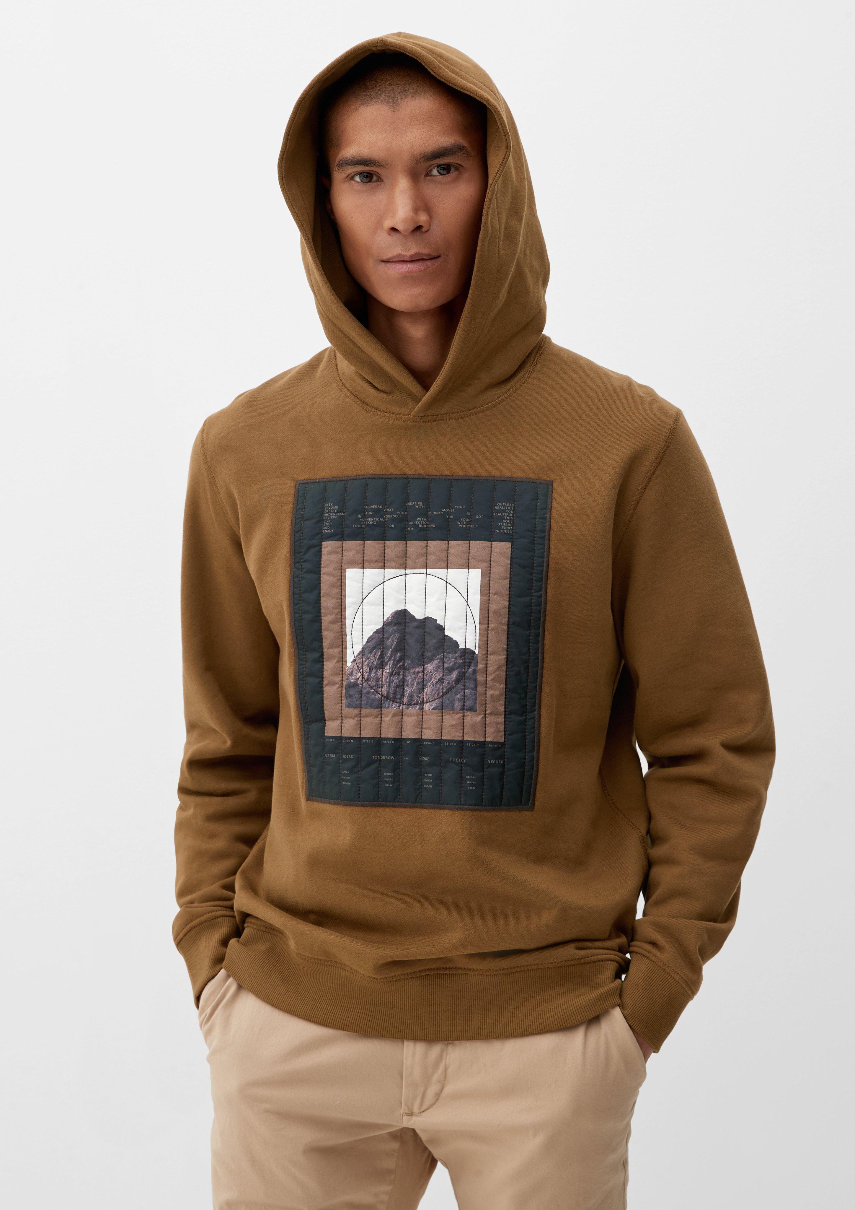 Hoodie mit Applikation  2121126-85D1