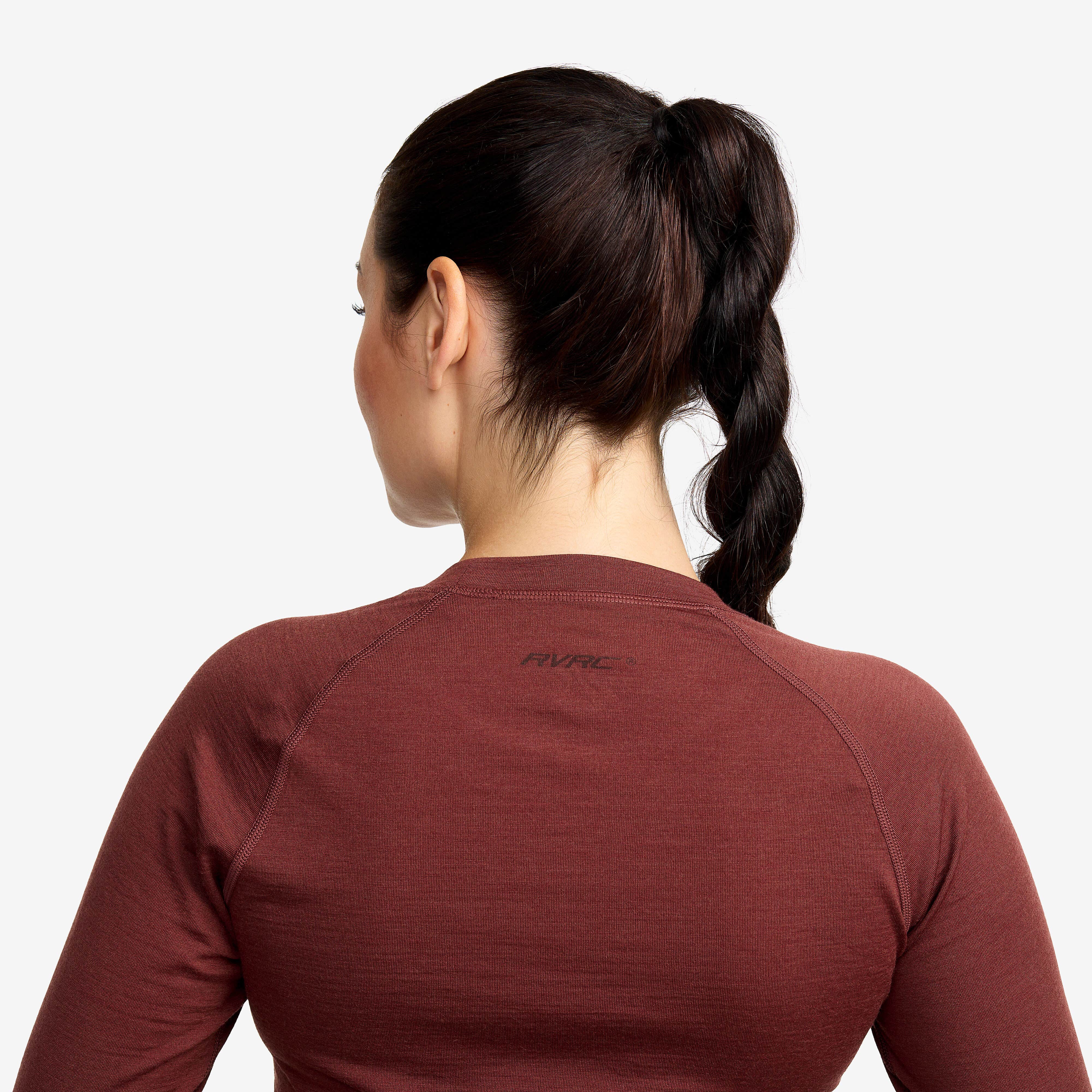 Mount Merino Long Sleeve Top Femme Earth