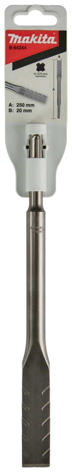 Makita Accessories B-64244 Cold chisel premium 20x250mm SDS-PLUS