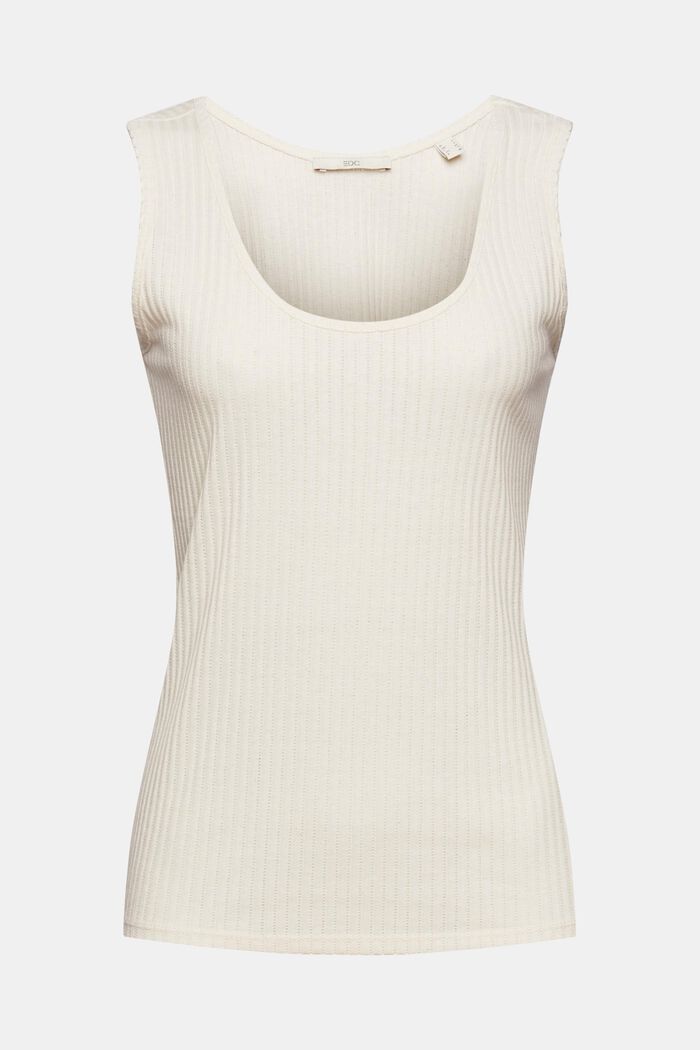 Top mit Pointelle-Muster