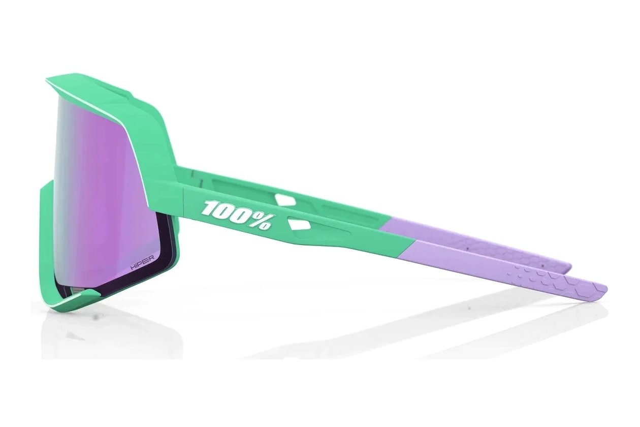 100 Percent Glendale Soft Tact Mint / HiPER Lavender Mirror Lens
