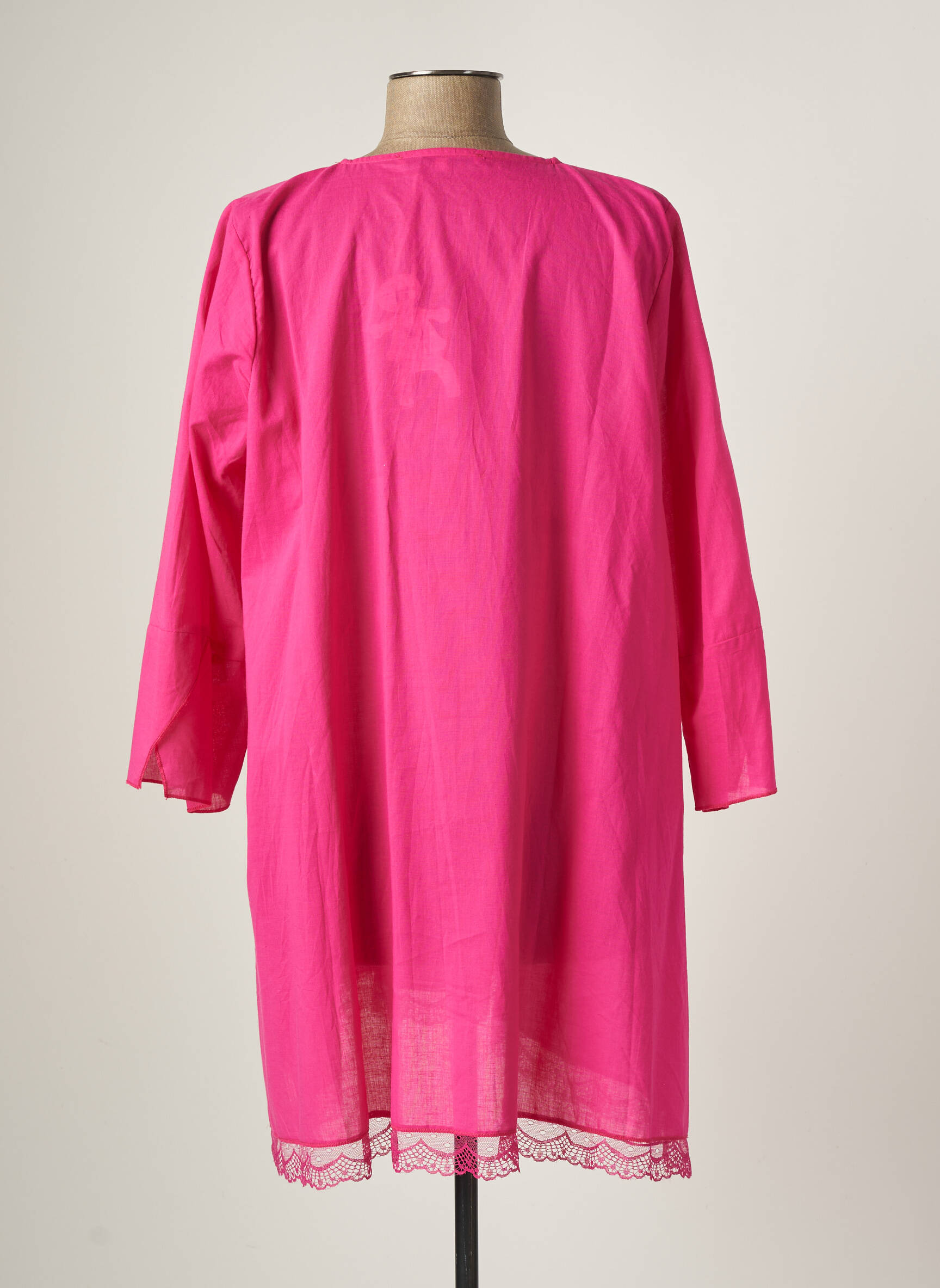 Franck Anna Tuniquemanchelongue Femme couleur rose