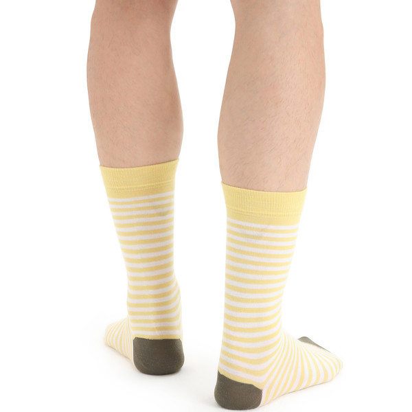 M LIFESTYLE FINE GAUGE CREW STRIPE Herren - Freizeitsocken