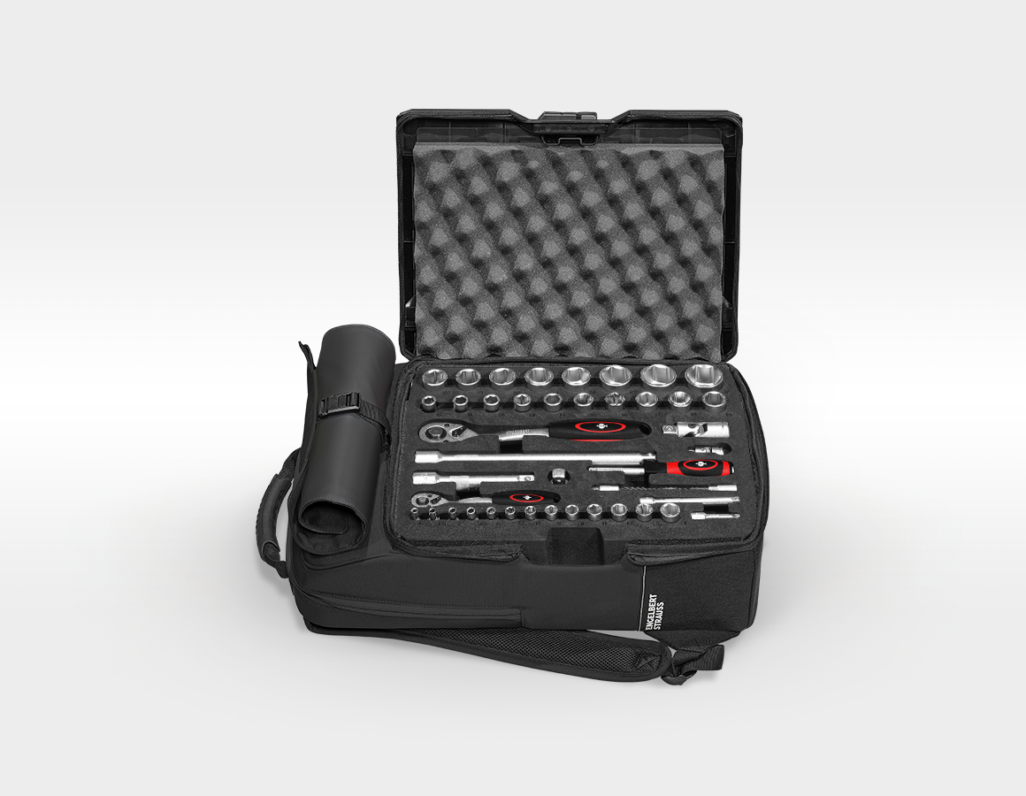 Einlage Steckschl. Classic + STRAUSSbox Rucksack