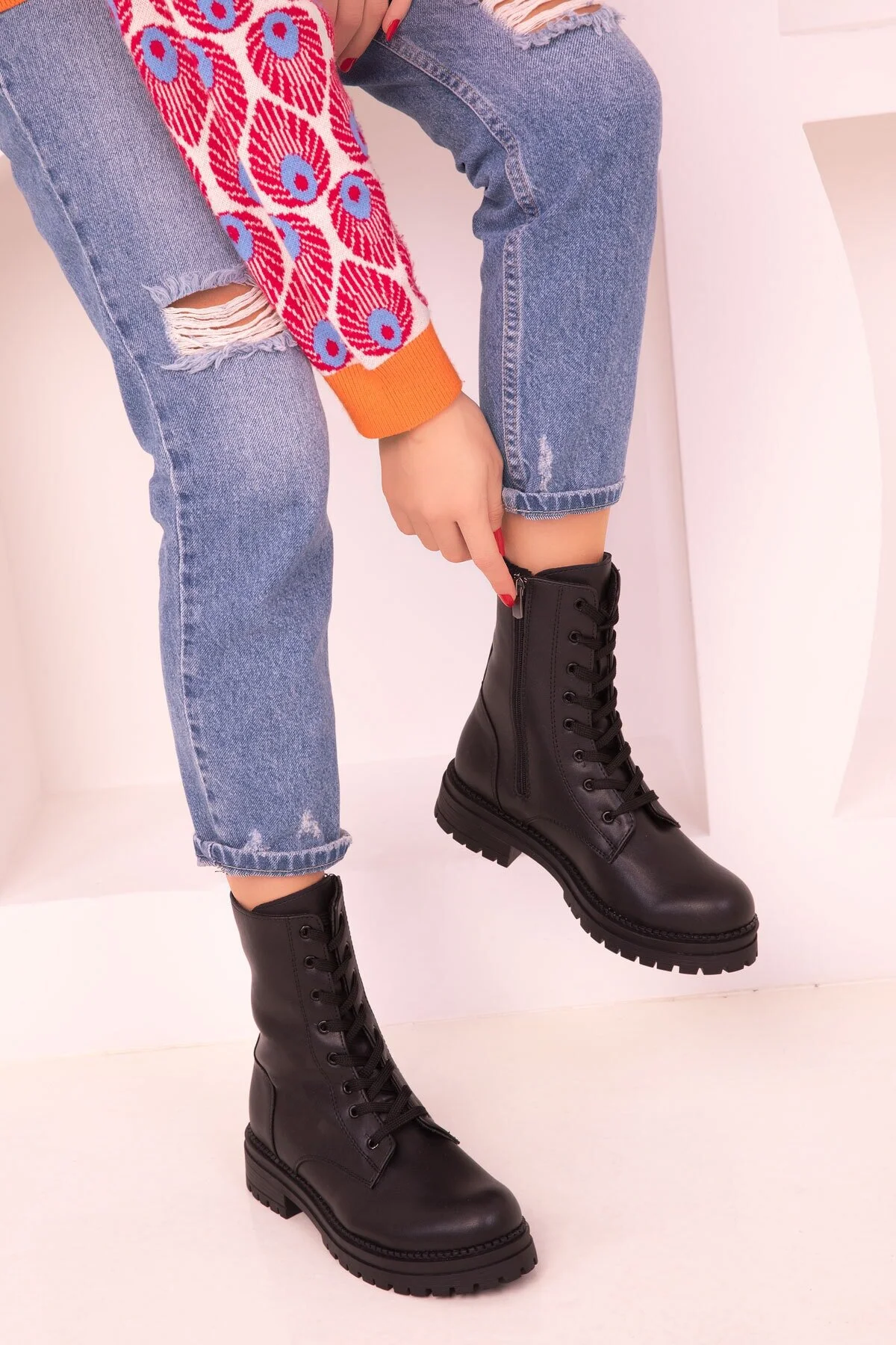SOHO  Schwarze Damenstiefel & Booties 13786