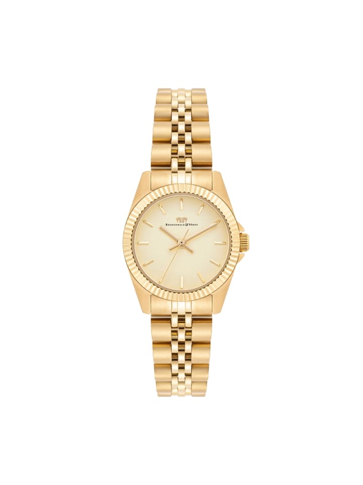 Rhodenwald & Söhne Damen Quarzuhr gelbgold Edelstahl gelbgold in gelbgold günstig kaufen 22 cm