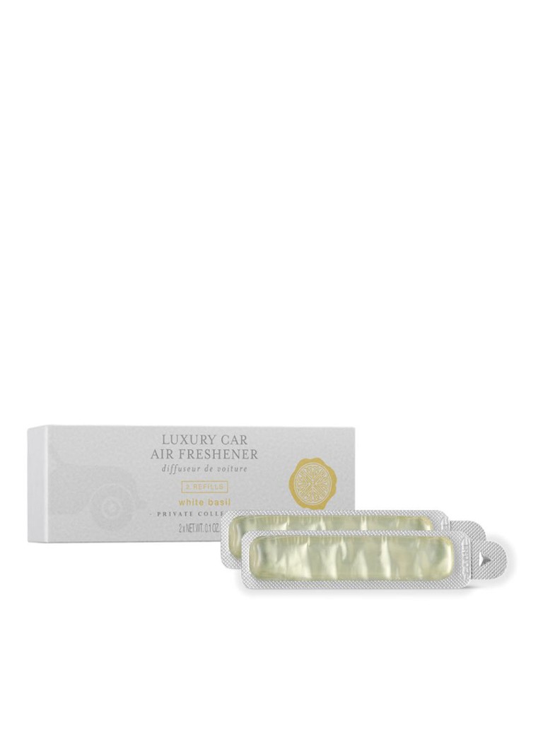Rituals White Basil -täyttöpakkaus auton ilmanraikastimelle - auton hajusteiden täyttöpakkaus