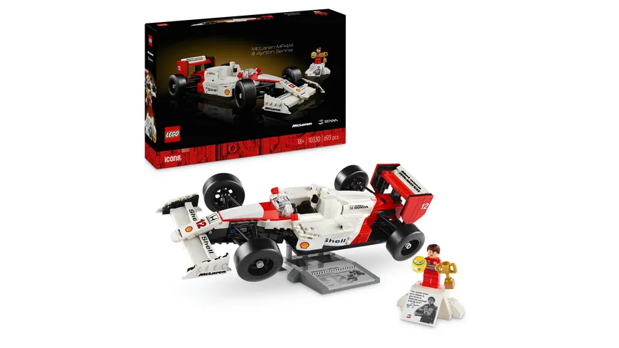 LEGO Icons 10330 McLaren MP4/4 & Ayrton Senna