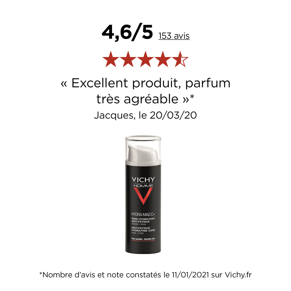 Vichy Hydra mag C: Soin hydratant anti-fatigue visage + yeux Creme