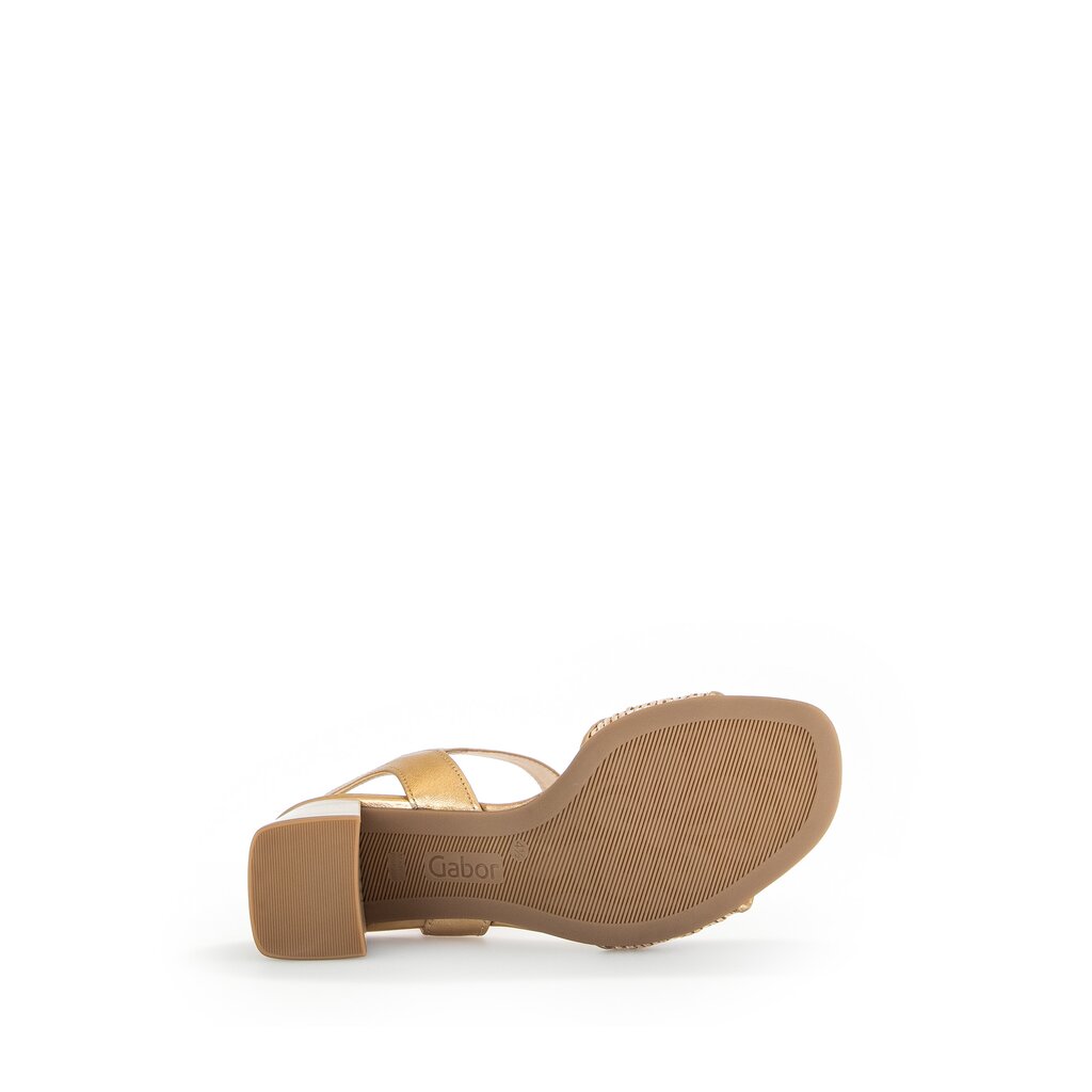 Gabor fashion Riemchensandale gold