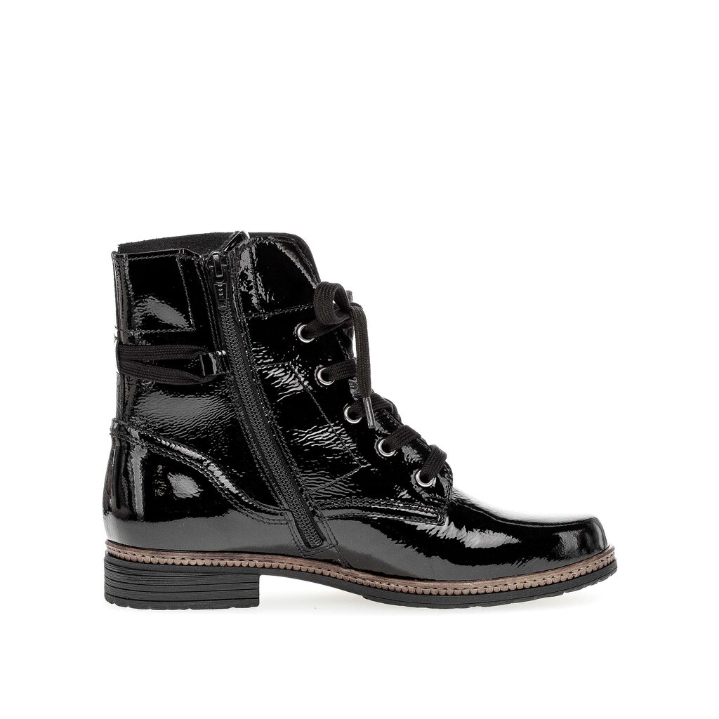 Gabor fashion Schnürstiefelette schwarz