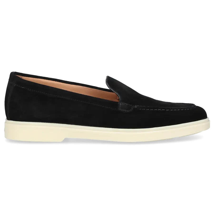 Santoni - Loafer 58856 Veloursleder - schwarz