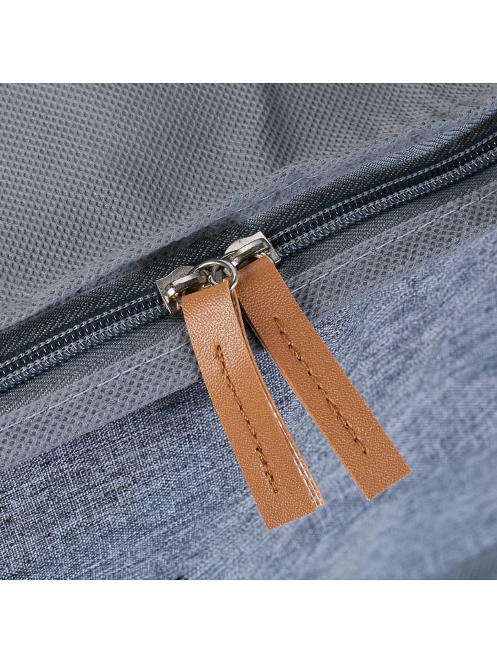 relaxdays 3 x Unterbettkommode in Grau/ Transparent - (B)58 x (H)28 x (T)45 cm günstig kaufen onesize