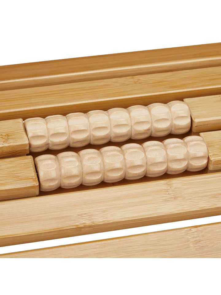 relaxdays Fußstütze Schreibtisch in Natur günstig kaufen onesize