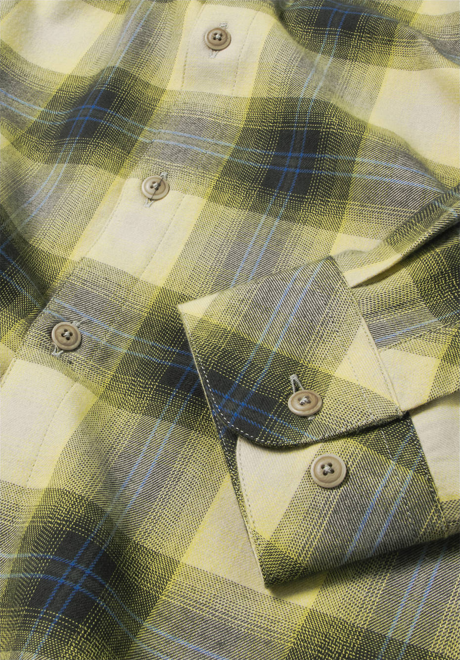 Flanell-Karohemd Regular Fit aus reiner Bio-Baumwolle