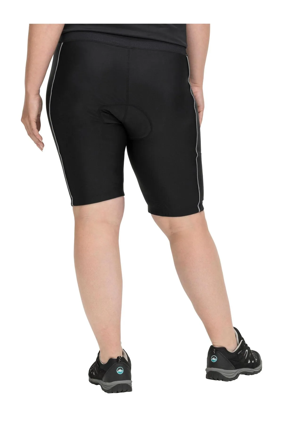 Sheego  Kurze Sporthose - Schwarz - Mittlerer Bund