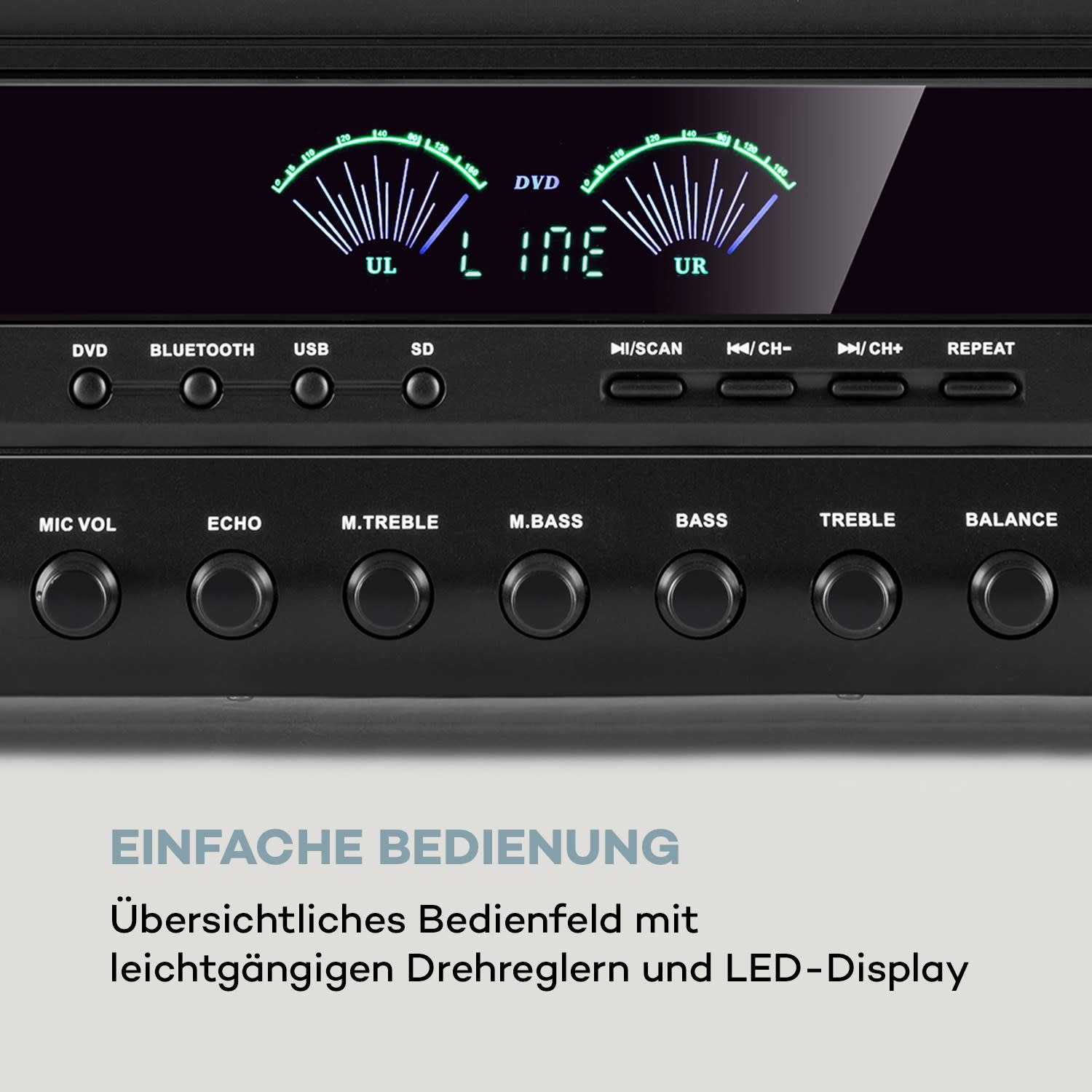 Auna AMP-3800 BT Audioverstärker