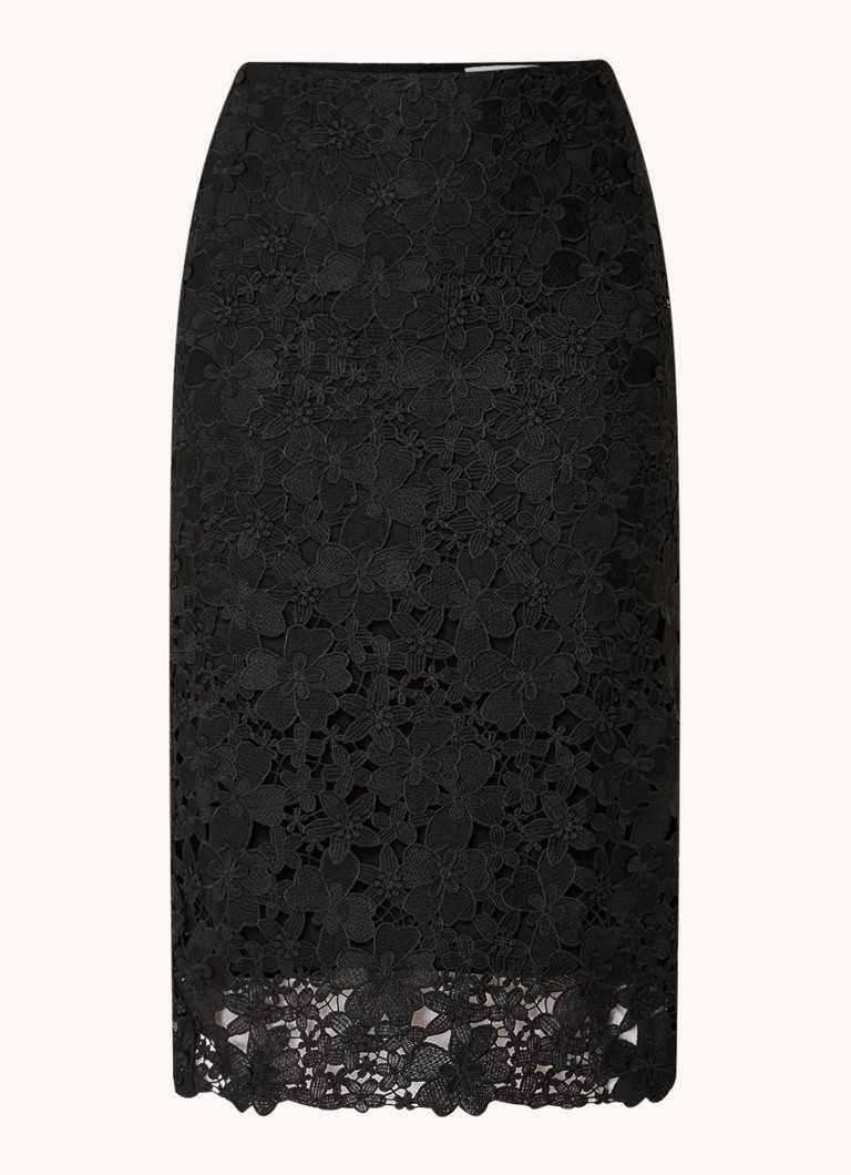 ba&sh Payton midi skirt with floral embroidery