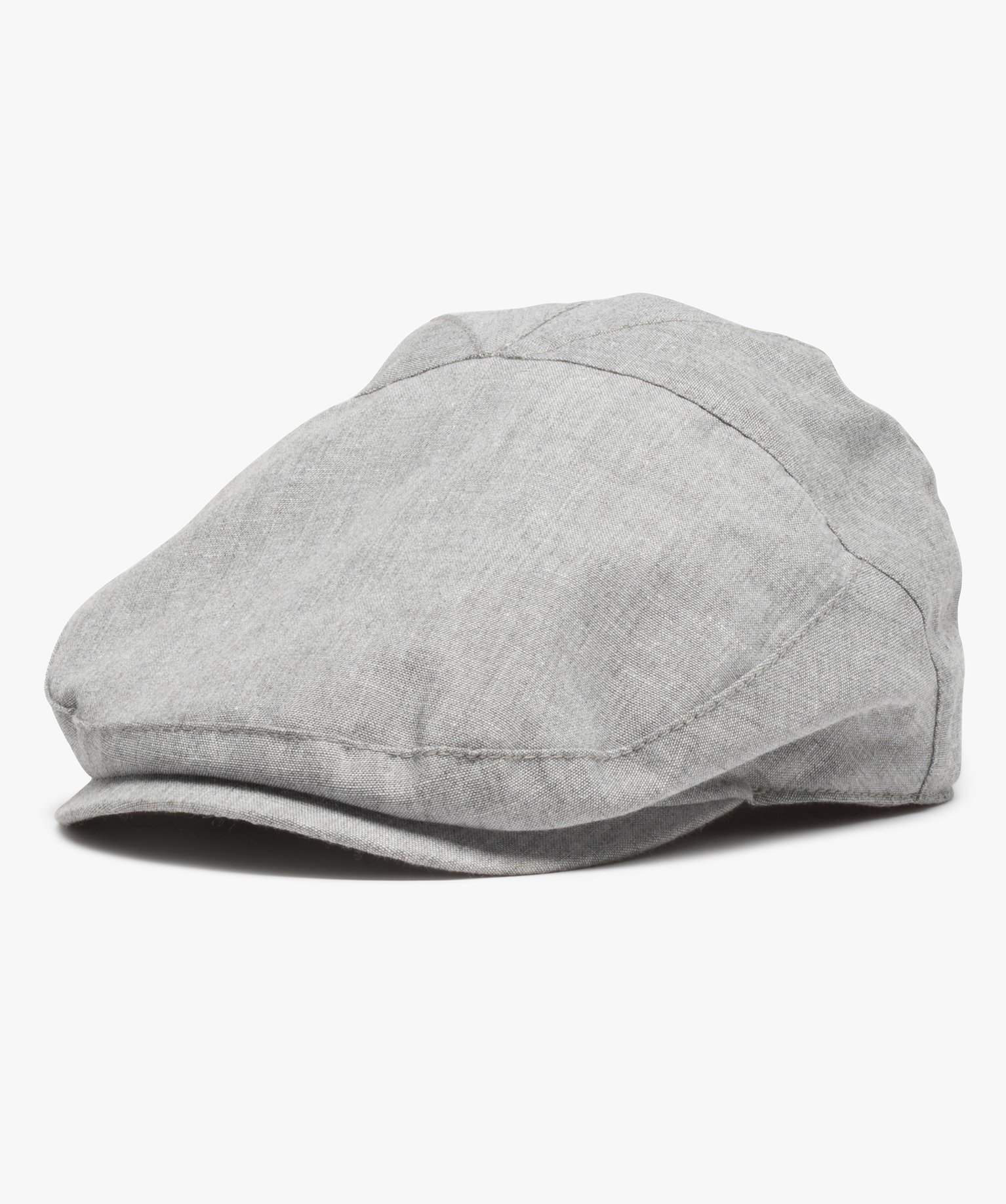 Casquette homme plate avec visière rigide grey | GEMO