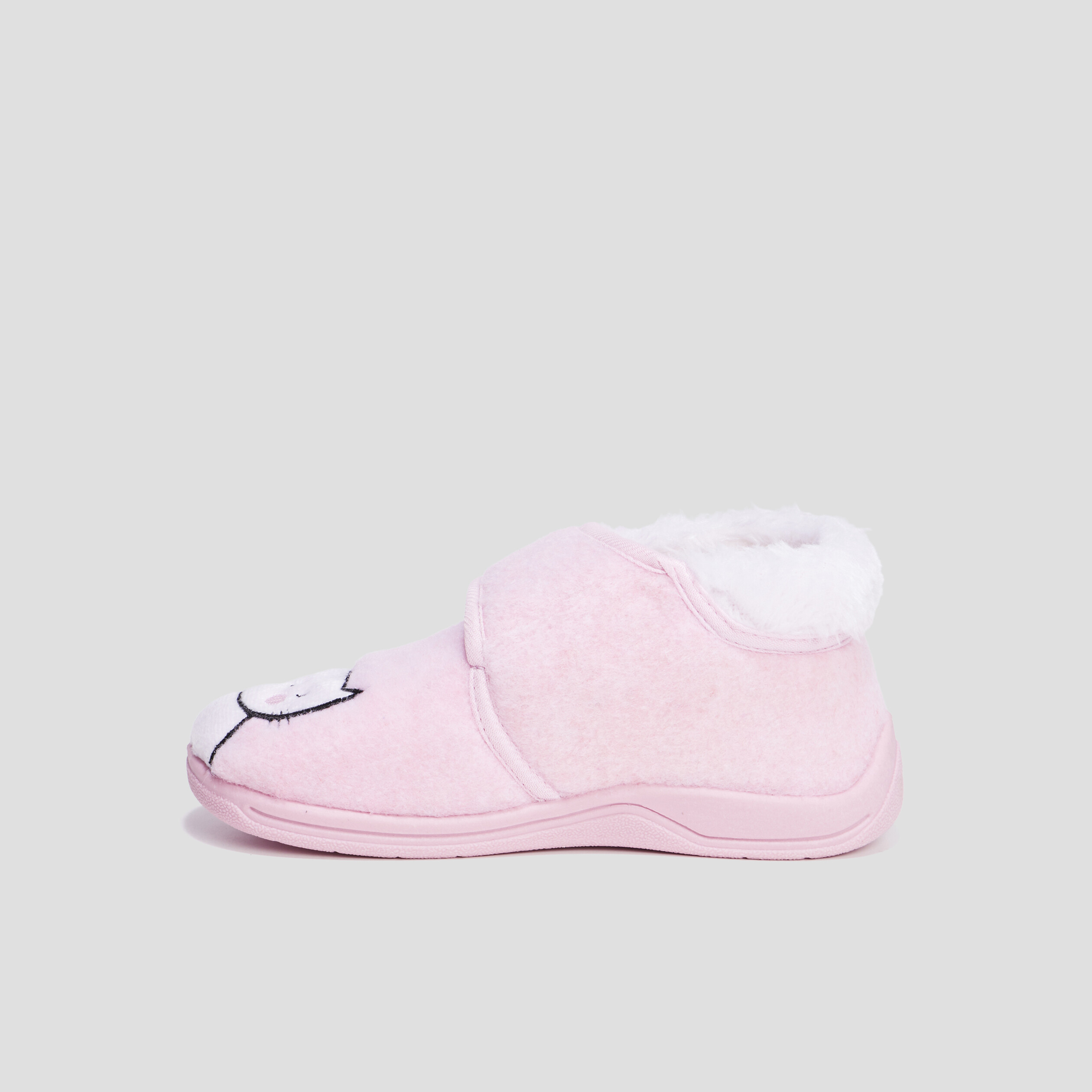 Chaussons bottillons fourrés rose fille | La Halle