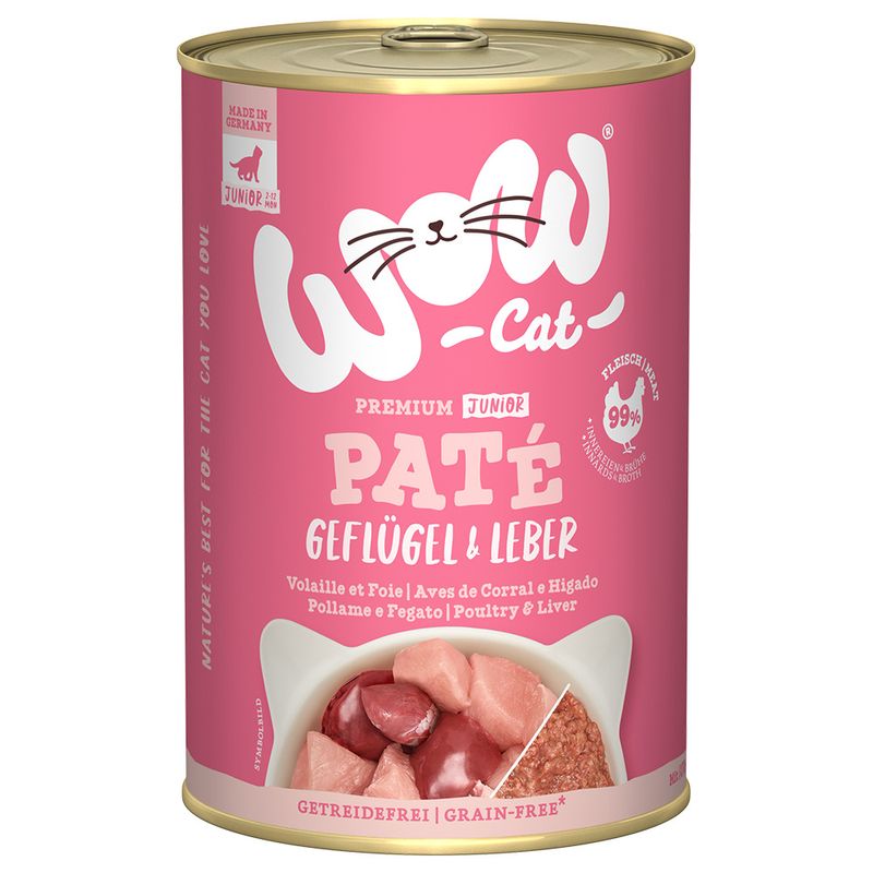 Sparpaket WOW Cat Junior 12 x 400 g zu TOP-Preisen