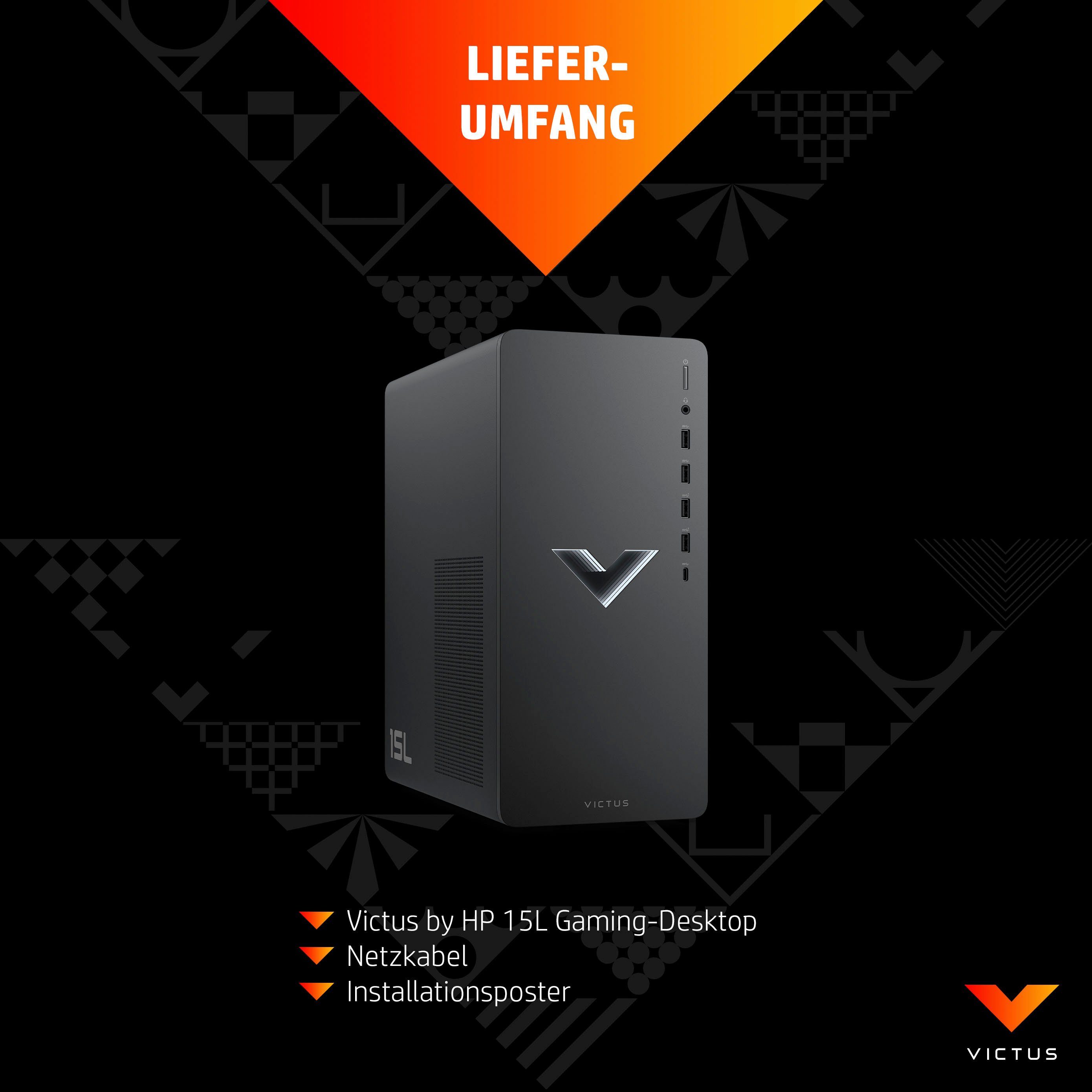 HP Victus TG02-1212ng Gaming-PC (Intel Core i7 13700F, GeForce RTX 4060 Ti, 32 GB RAM, 1000 GB HDD, 1000 GB SSD, Luftkühlung)