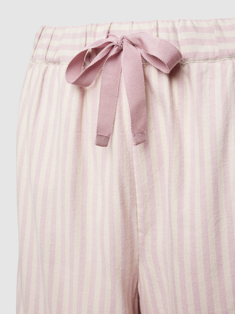 Pyjama-Hose mit Streifenmuster in rosa