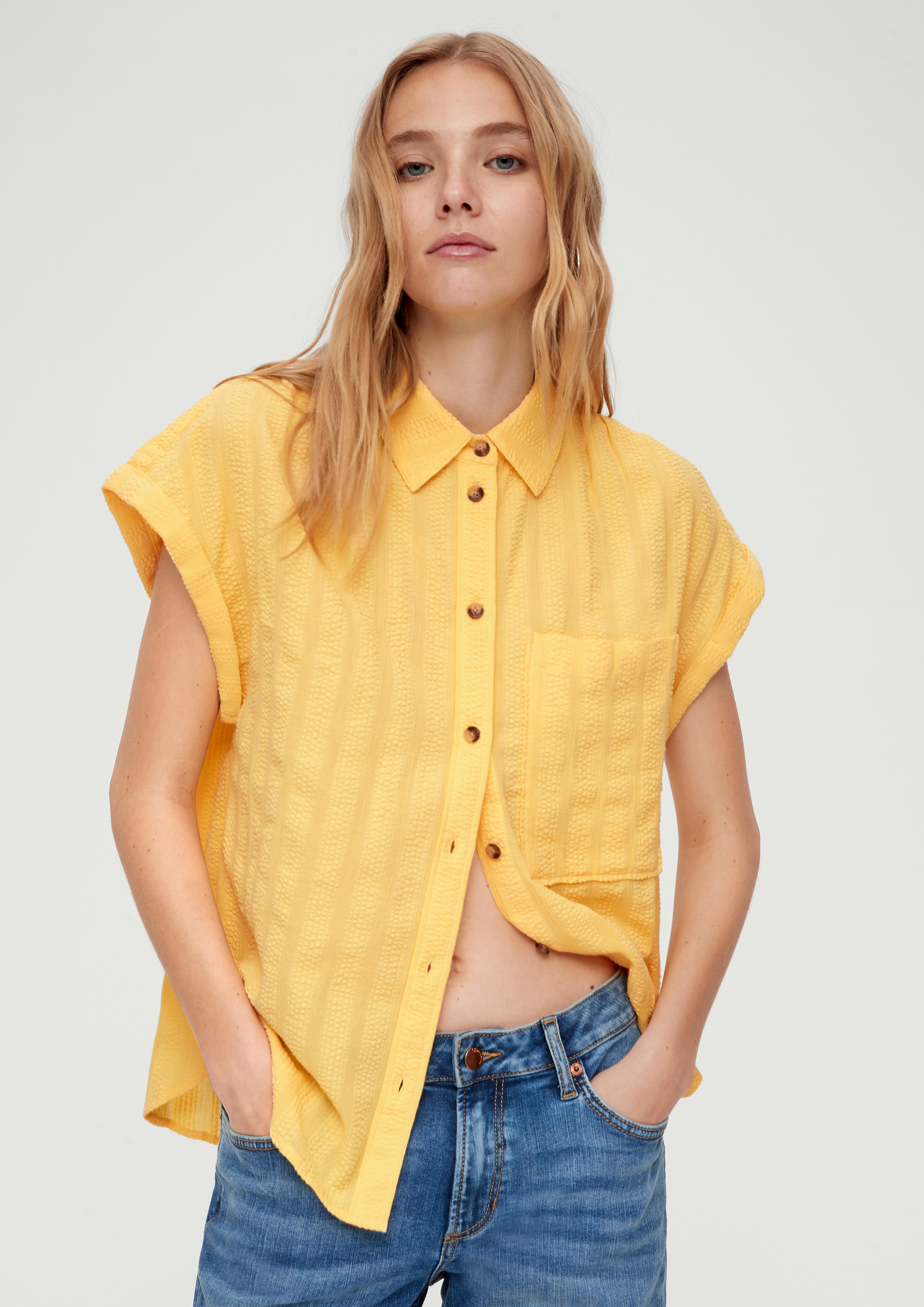 Oversize-Bluse aus Baumwolle  2123630-1317
