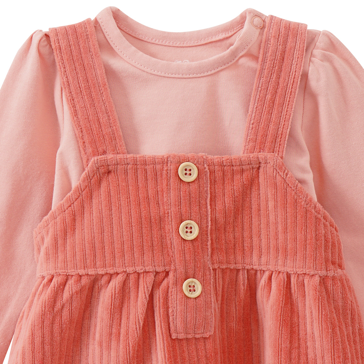 Newborn Cordkleid und Langarmshirt im Set