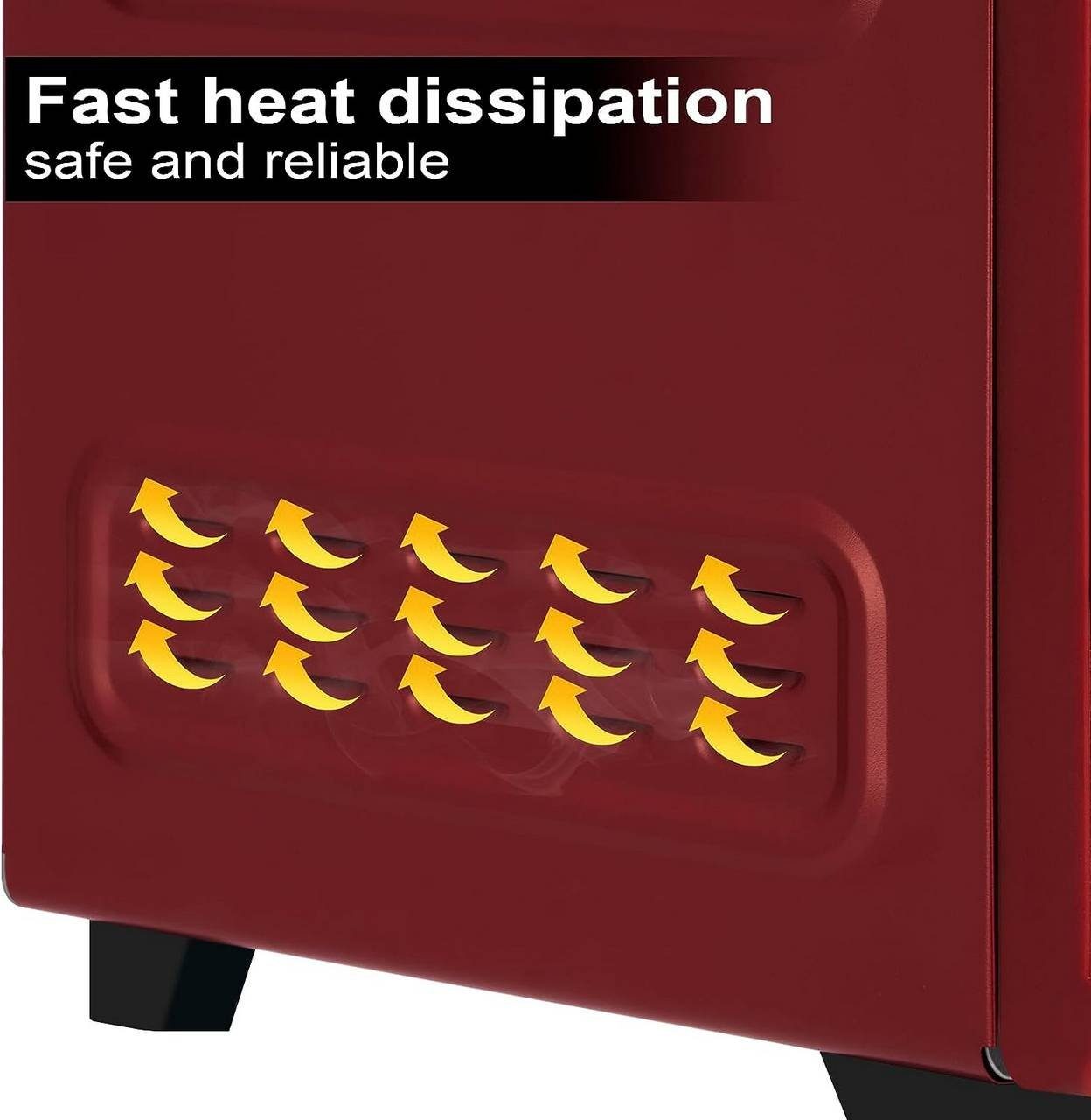 Woltu Minibackofen, Mini Backofen 21L,1280W,Timer 60 Min