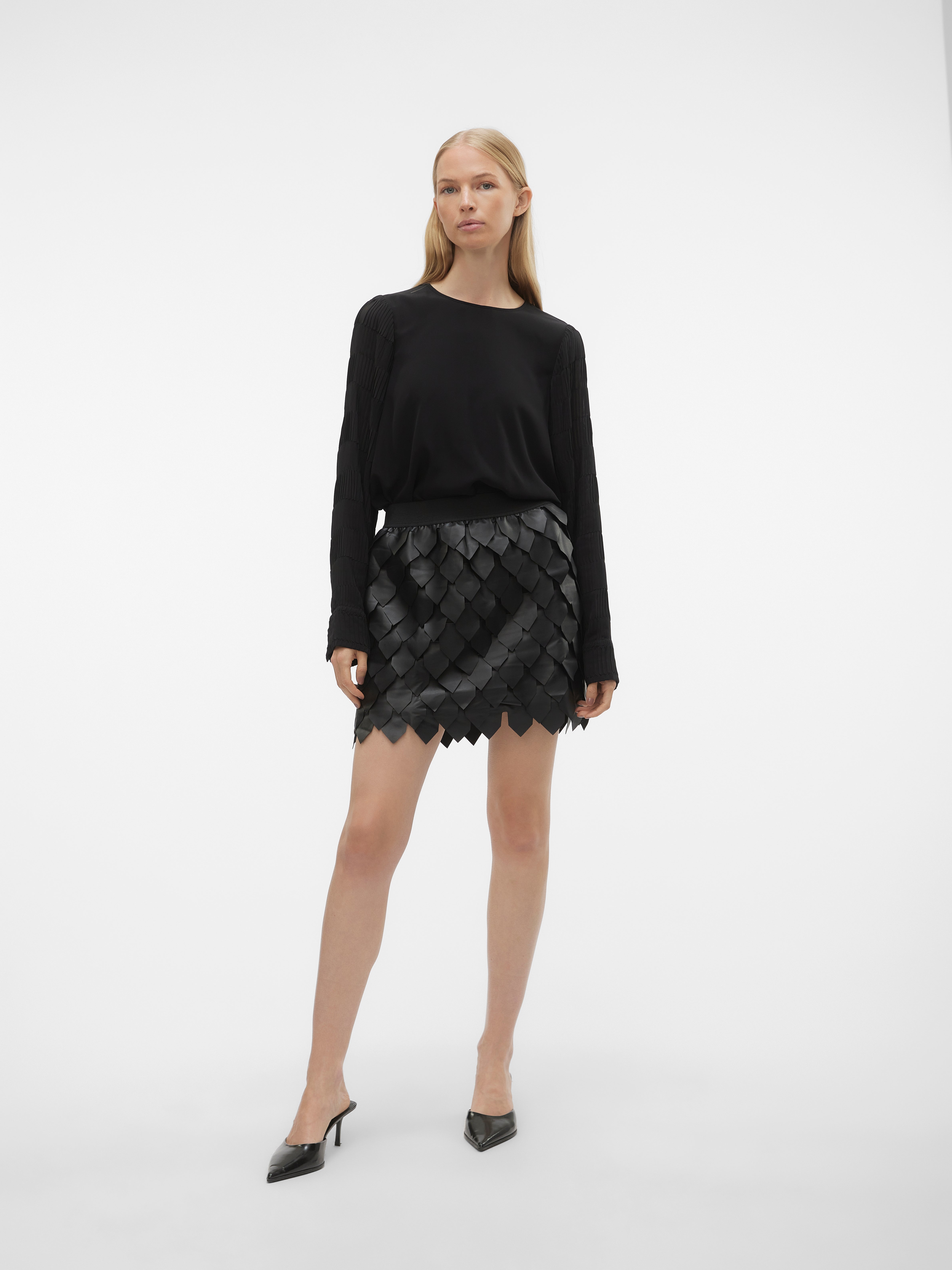 VMFLORA Hohe Taille Kurzer Rock