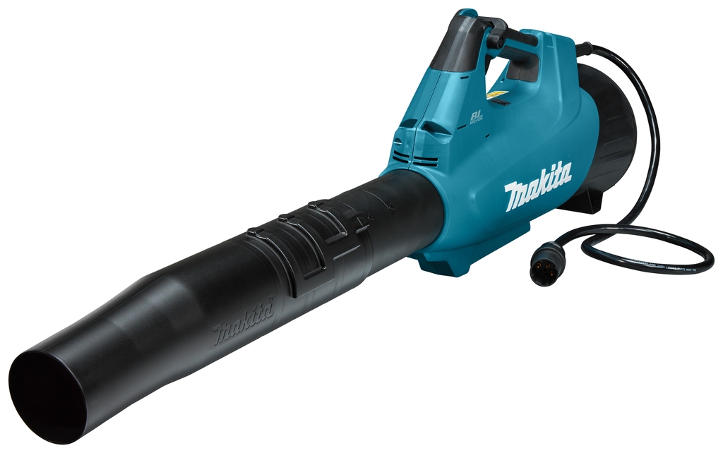 Makita UB001CX2 akumuliatorinis lapų pūstuvas 36 V, jungties tipo + PDC1200 kuprinės tipo akumuliatorių blokas