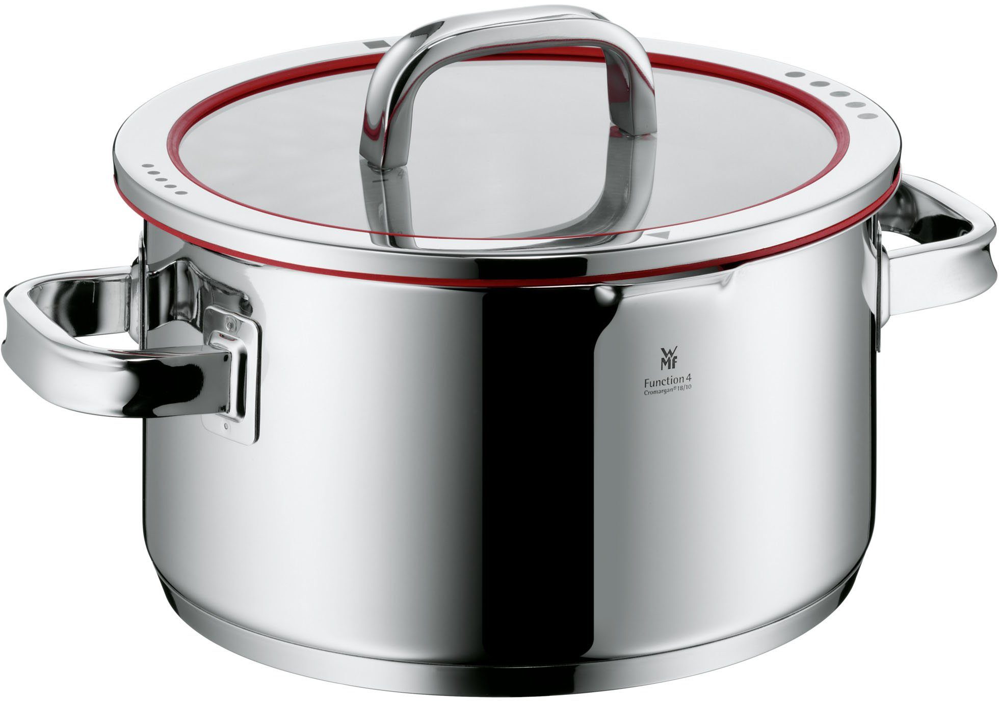 WMF Topf-Set Function 4, Cromargan® Edelstahl Rostfrei 18/10 (Set, 5-tlg), Induktionstöpfe