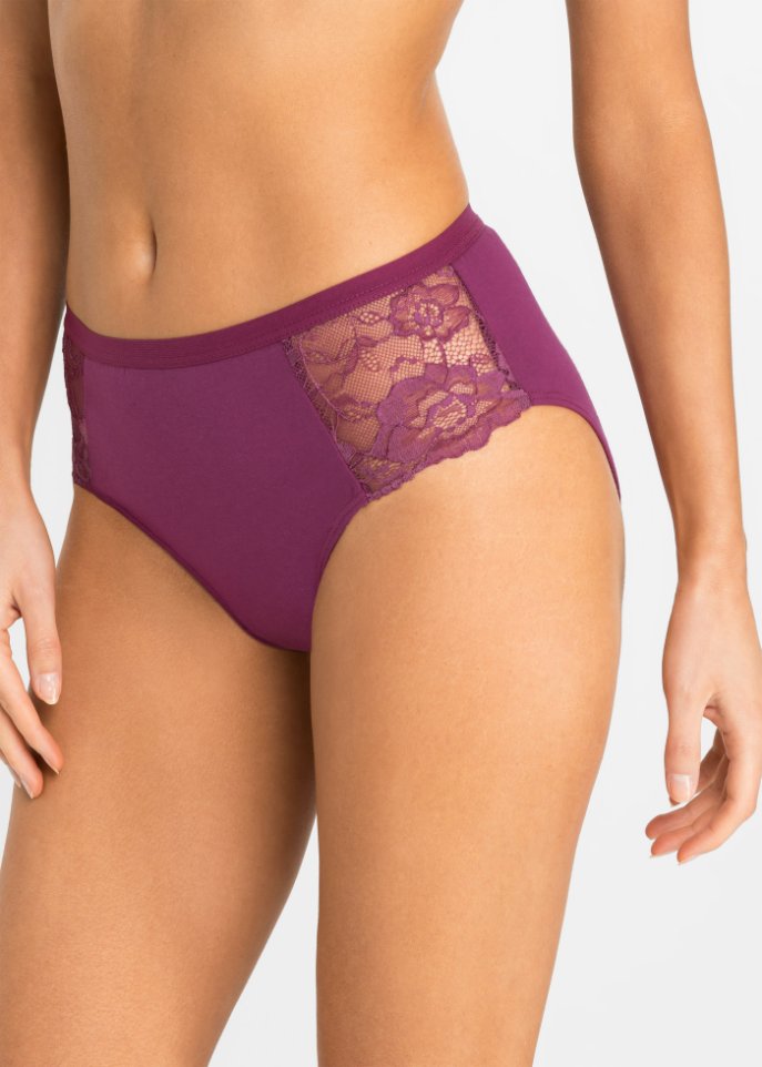 Maxislip mit Spitze (4er Pack)
